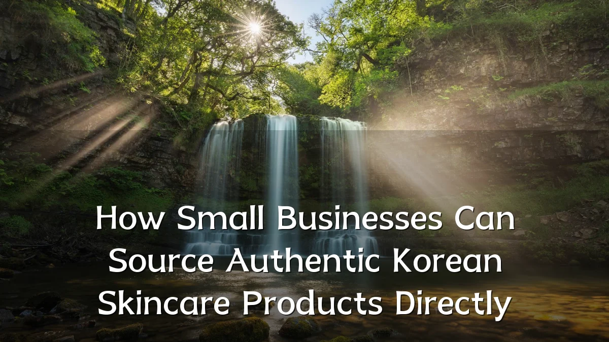How Small Businesses Can Source Authentic Korean Skincare Products Directly
