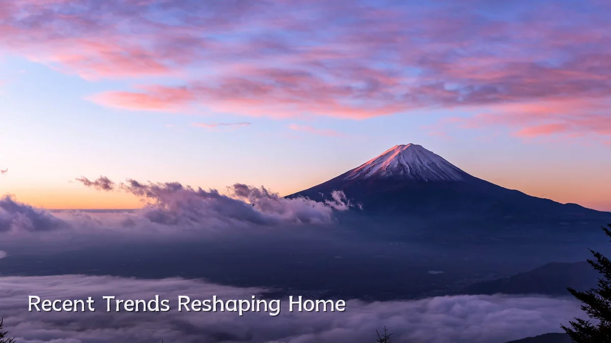 Recent Trends Reshaping Home